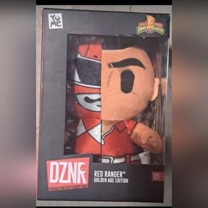 Brand New Power Rangers Red Ranger Golden Age Edition Plush